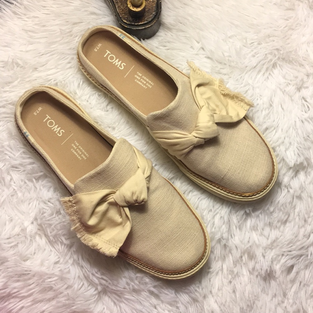 Toms Natural Heritage Canvas With Knot Sz 7 1/2